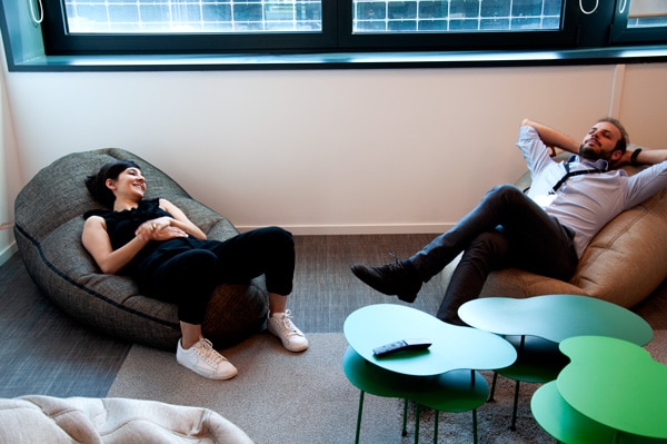 Relax nella nuova sede di Atlantic Technologies Relax nella nuova sede di Atlantic Technologies